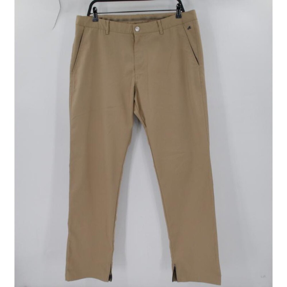 bonobos maide pants Mens 36 L31 golf stretch washed chino flat front ankle zip